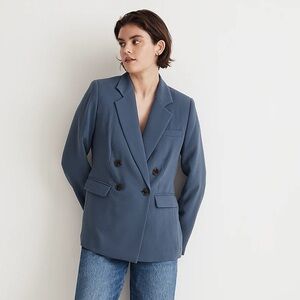 NWT Madewell Rosedale Blazer in crepe nighttime